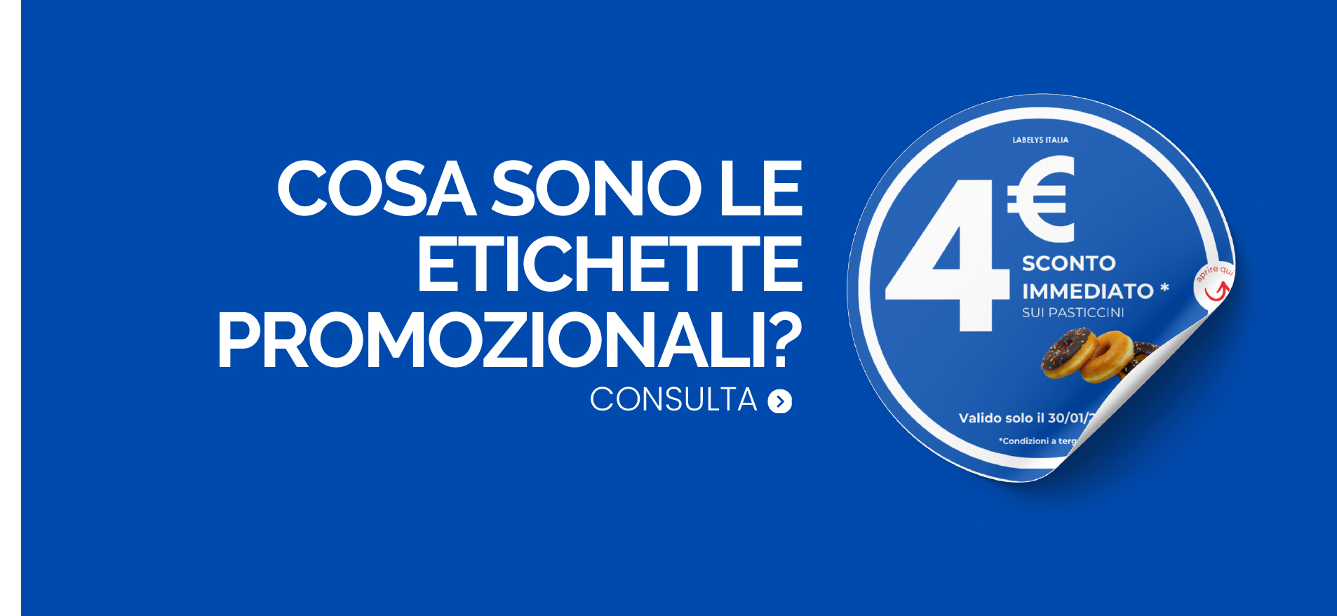etichette promozionali
