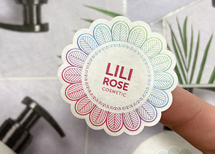 étiquette adhésive en tyvek