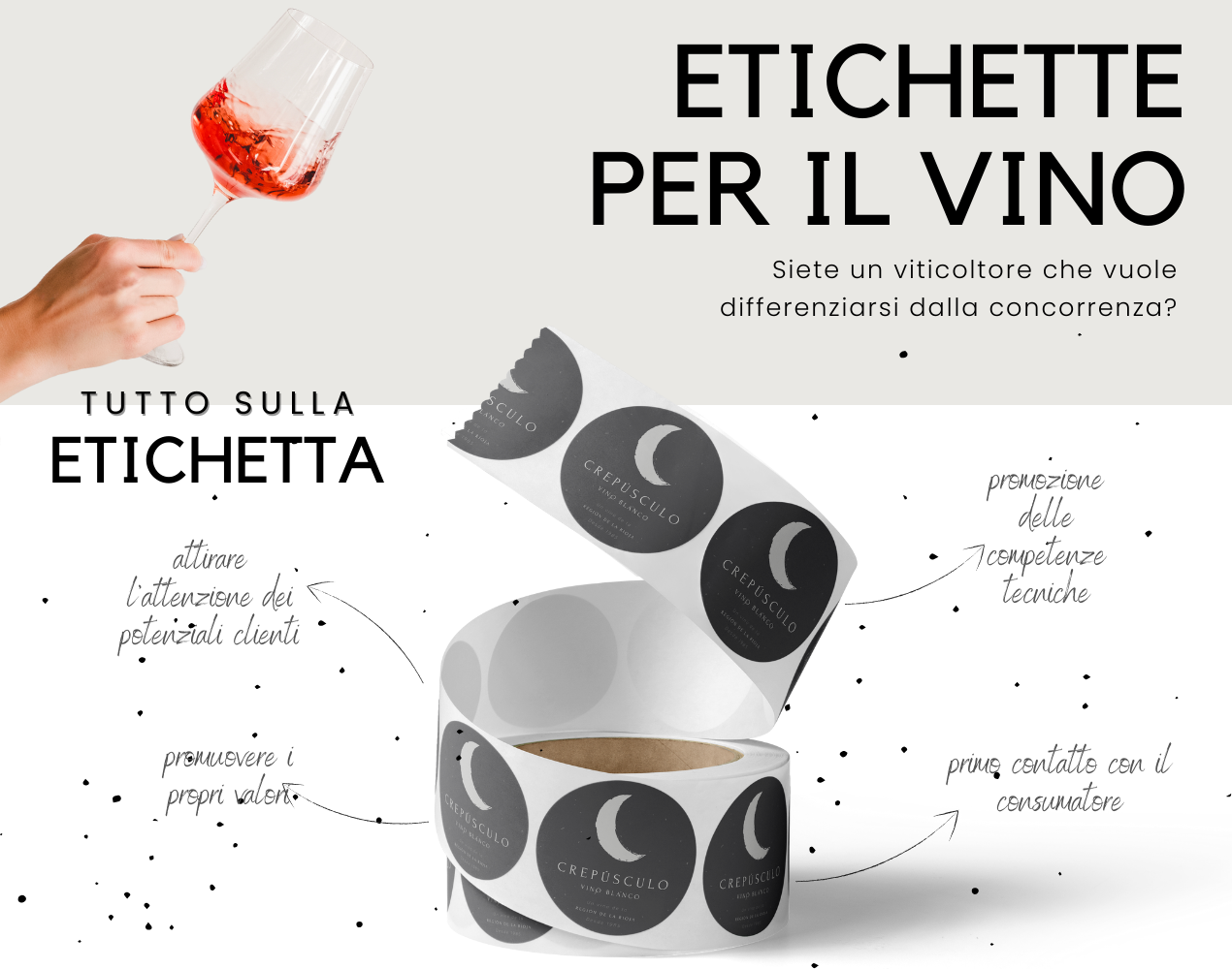 etichette settore vitivinicolo